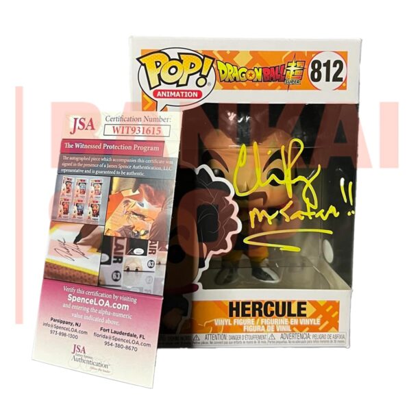 Funko pop Hercule 812 Dragon Ball (Автограф Chris Rager)
