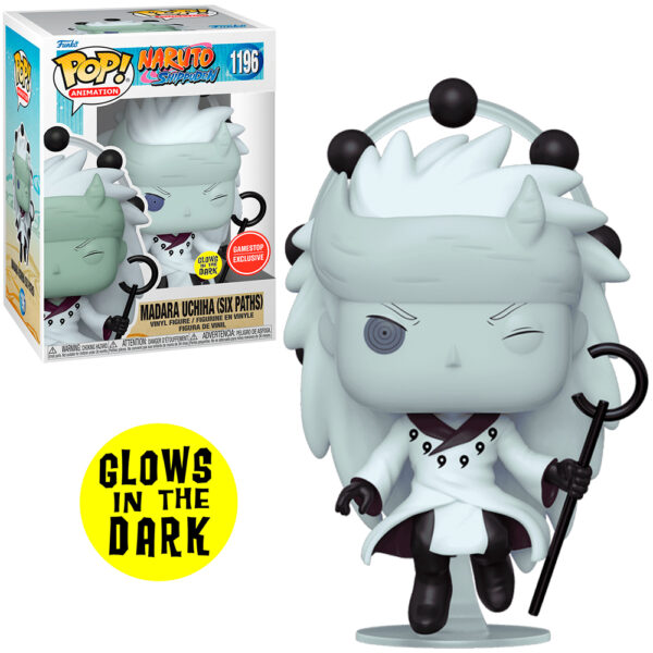 Funko pop Madara Uchiha 1196 (Glows in the dark) Naruto