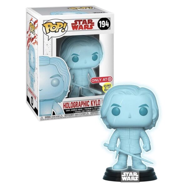 Funko pop Holographic Kylo Ren 194 (Glows in the dark) Star Wars
