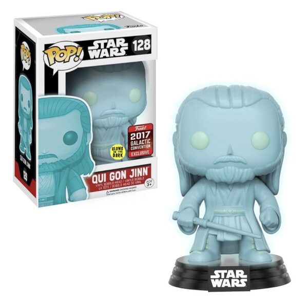 Funko pop Qui Gon Jinn 128 Star Wars EXCLUSIVE