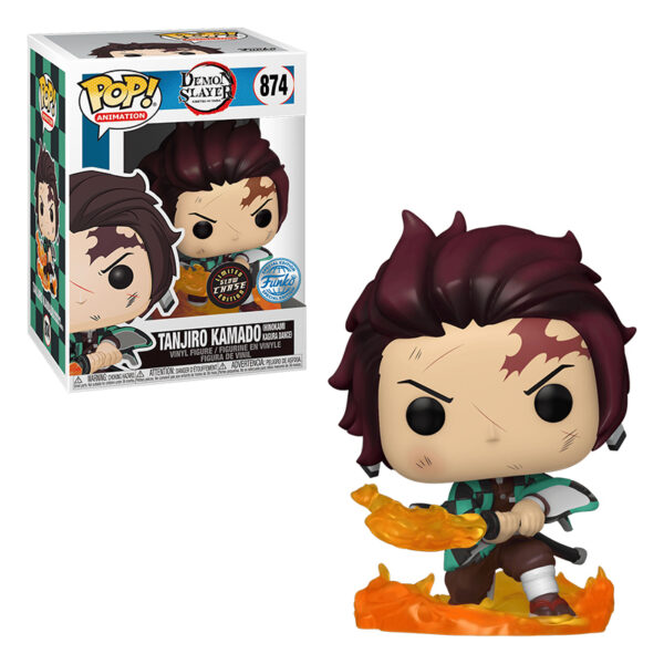 Funko pop Tanjiro Kamado 874 (GLOW CHASE) Demon Slayer