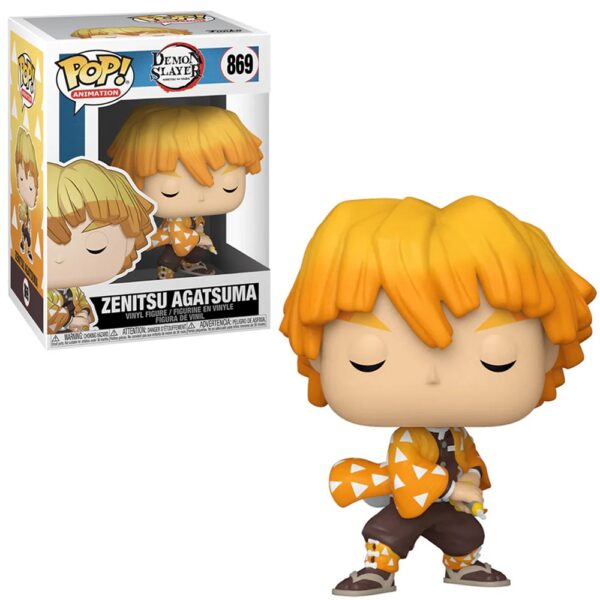 Funko pop Zenitsu Agatsuma 869 Demon Slayer