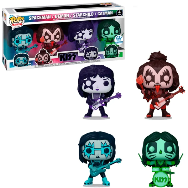 Funko pop KISS 4 pack