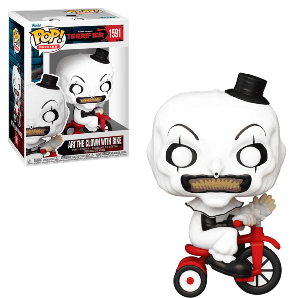 Funko pop Art the Clown with bike 1591 Terrifier
