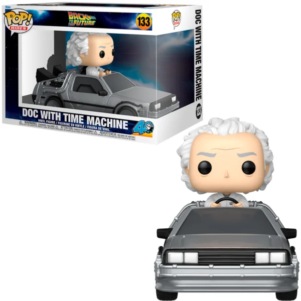 Funko pop Doc with Time Machine 133 Back to the Future