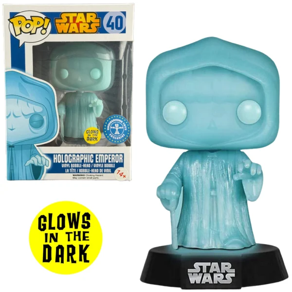 Funko Pop Holographic Emperor 40 Star Wars