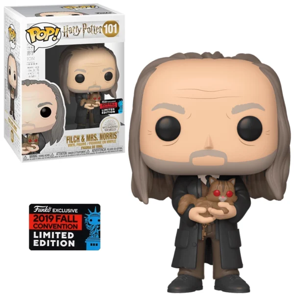 Funko pop Filch and Mrs. Morris 101 Harry Potter
