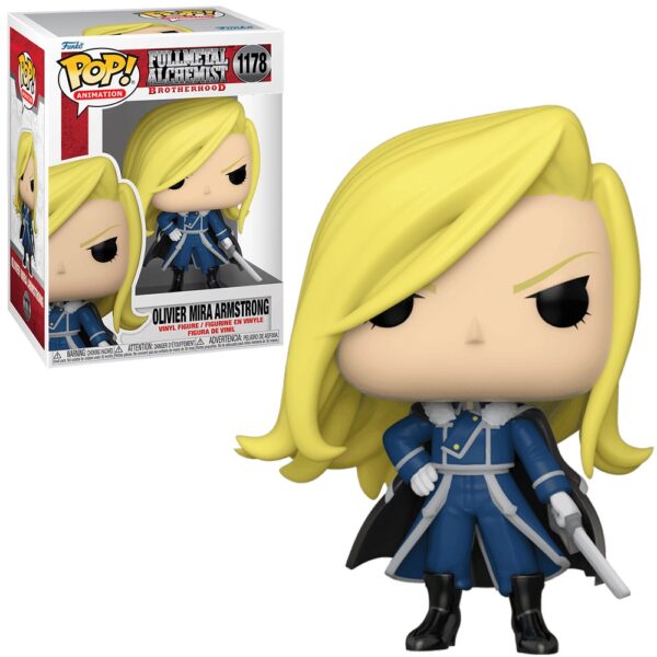 Funko pop Oliver Mira Armstrong 1178 Fullmetal Alchemist