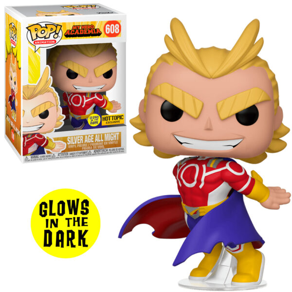 Funko pop All Might 608 (Glows in the dark) My Hero Academia