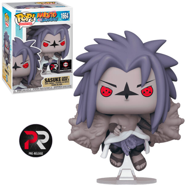 Funko pop Sasuke 1664 Naruto (Pre Release Sticker)
