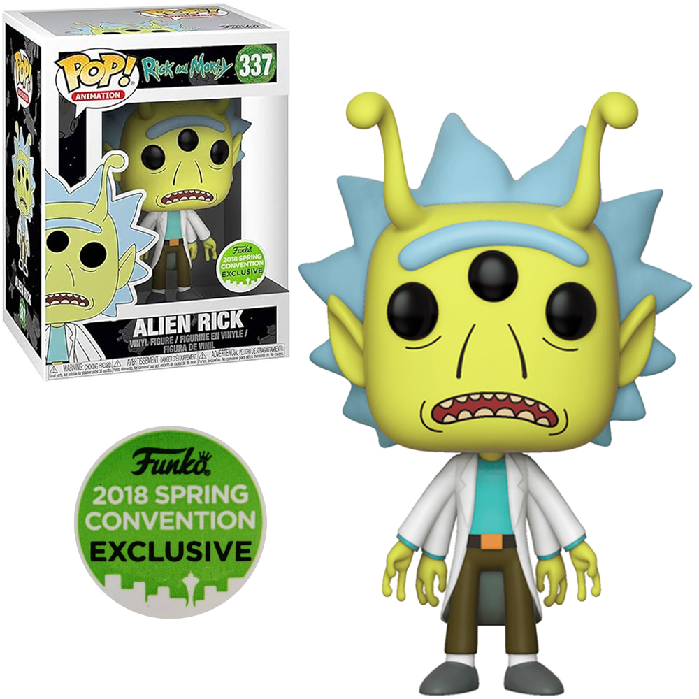 Фігурка Funko pop Alien Rick 337 Rick and Morty