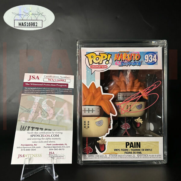 Funko pop Pain 934 (Автограф Troy Baker) Naruto
