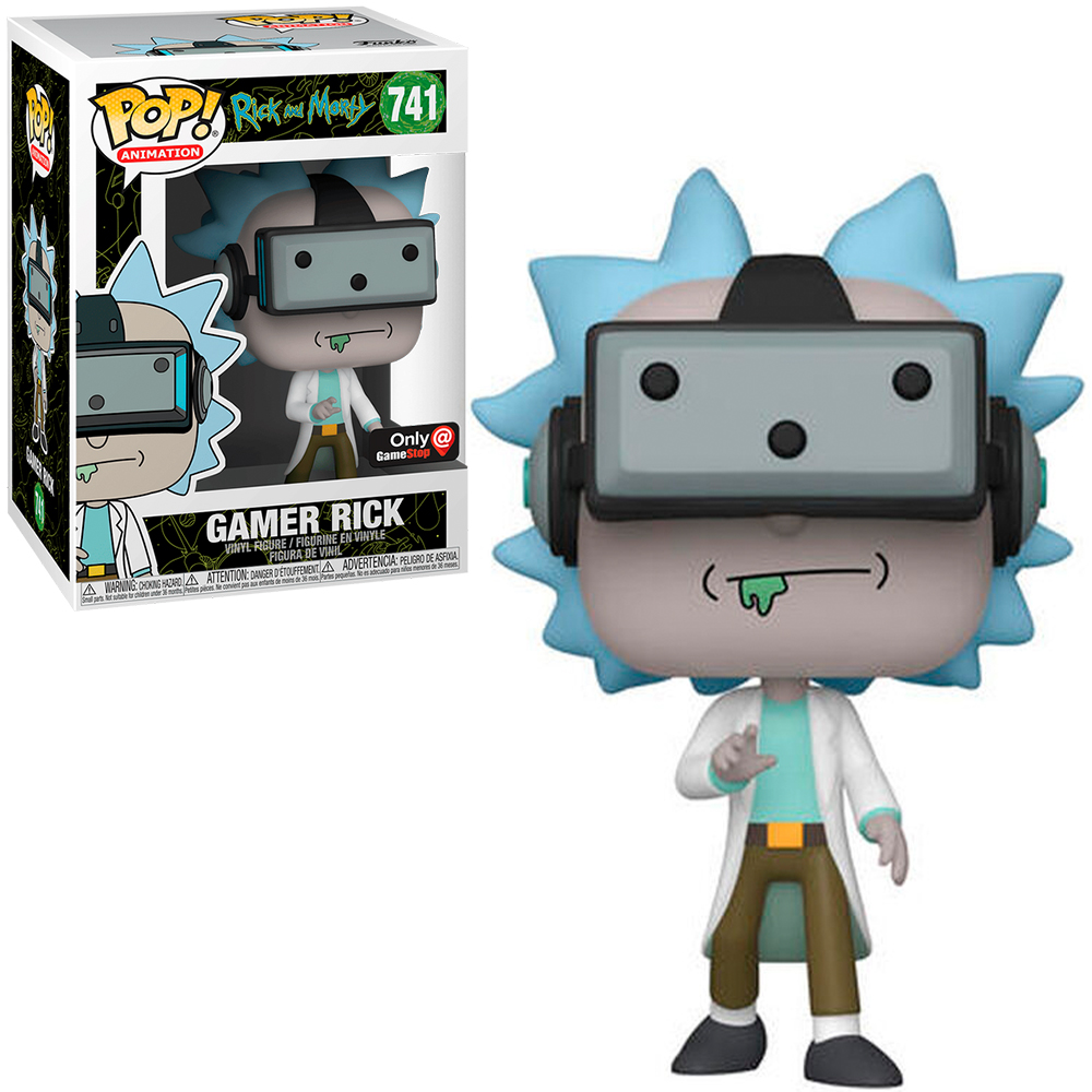 Фігурка Funko pop Gamer Rick 741 Rick and Morty